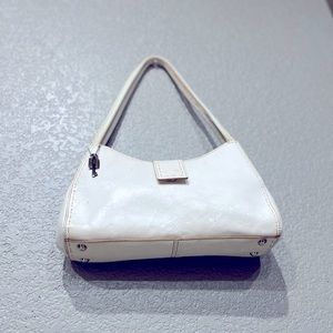 Fossil Women’s White leather bag vintage size Medium